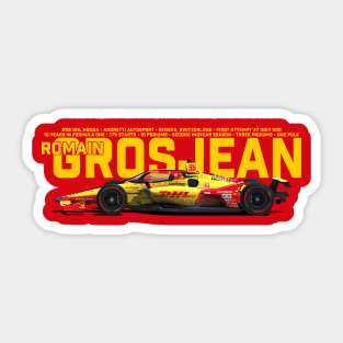 Romain Grosjean 2022 (yellow) Sticker